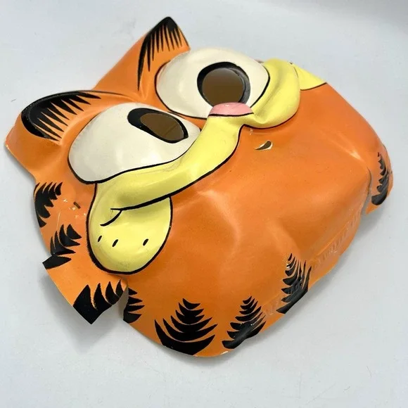 Vintage 1978 Ben Cooper "Garfield" Costume Mask w/Box, size Small‎ 4-6 Jim Davis - Picture 3 of 13